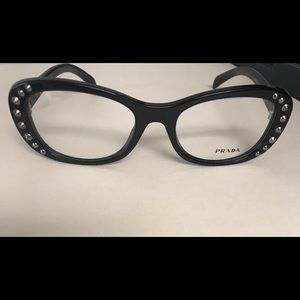 Prada studded glasses non prescription. New.